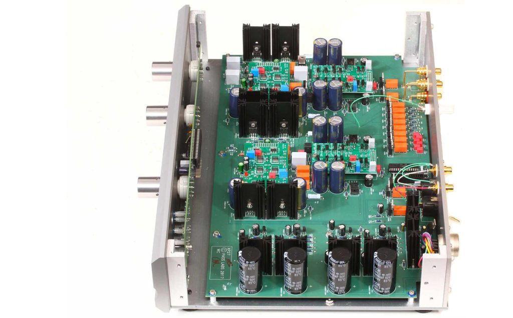 Vue de l'intérieur du préampli Phono Pass XP27