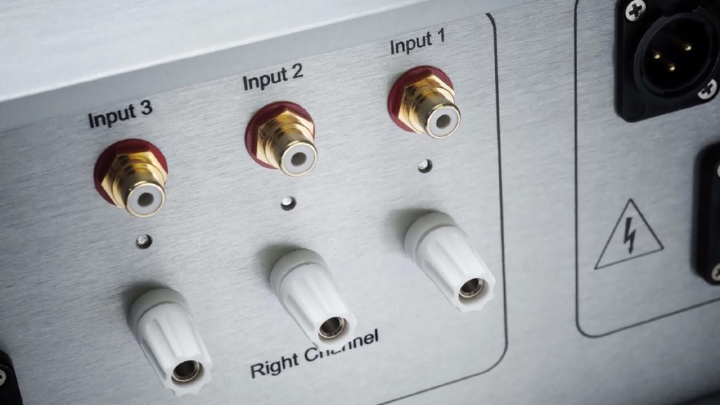 Connectique arrière du Pass XS Phono Preamp